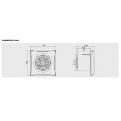 Ventilateur  + timer SILENT-100 CRZ S&P